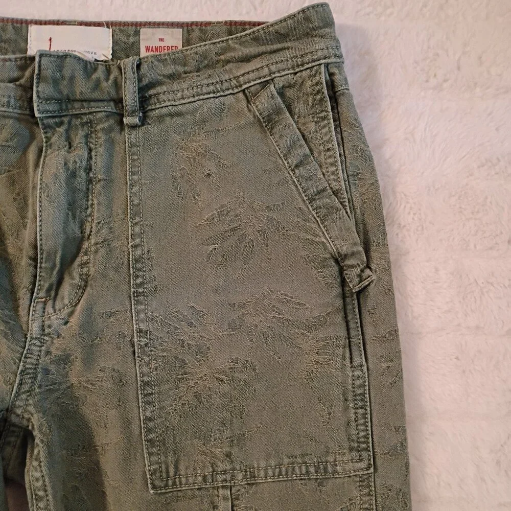 ANTHROPOLOGIE The Wanderer Embossed Pants - Picture 7 of 11